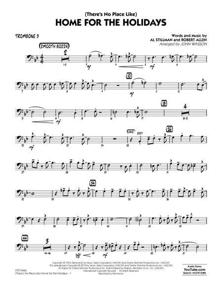 (There's No Place Like) Home for the Holidays (arr. John Wasson) - Trombone 3