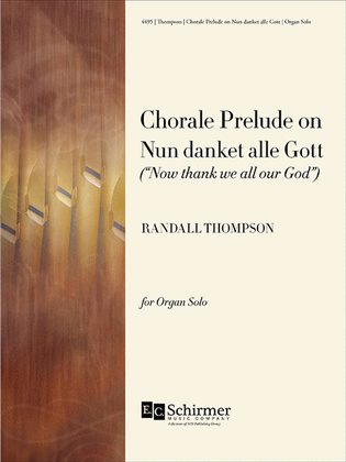 Book cover for Chorale Prelude on Nun Danket Alle Gott