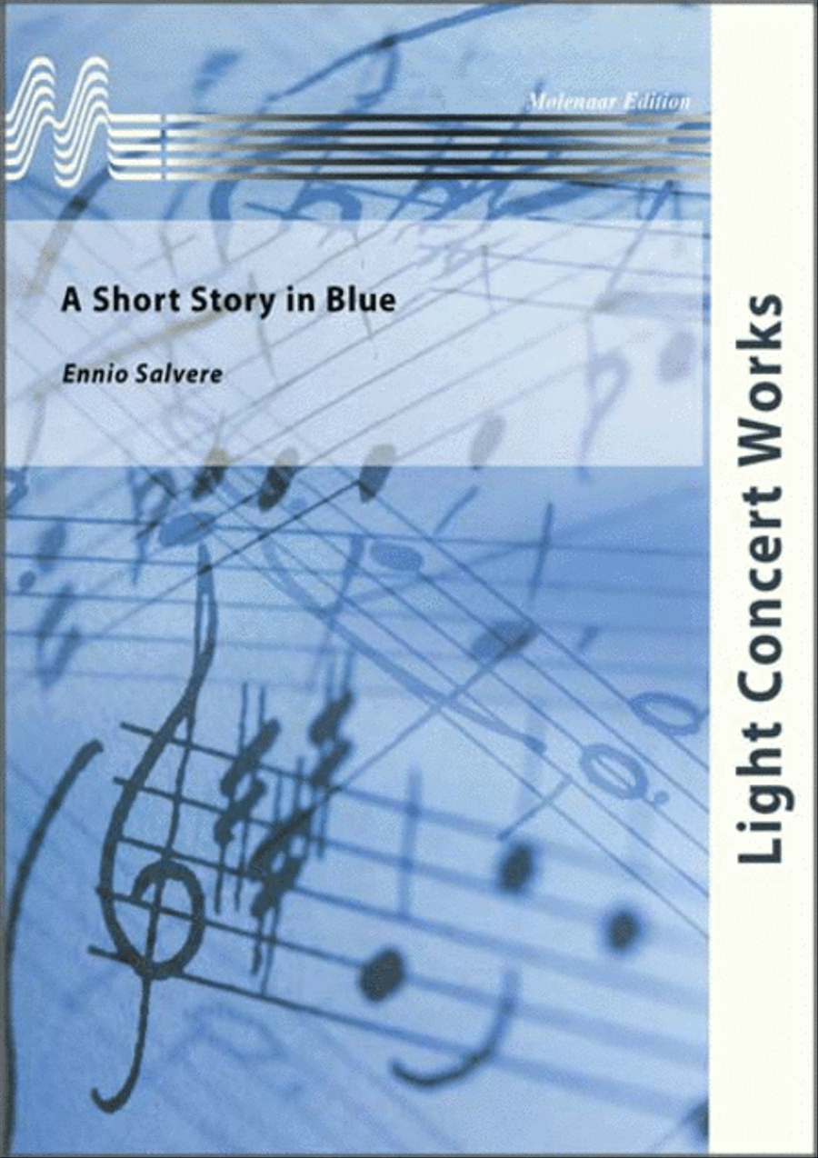 A Short Story in Blue Concert Band scores gallery preview page 1