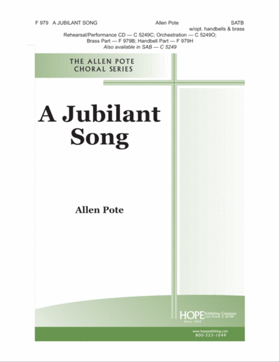 A Jubilant Song A Jubilant Song 4-Part scores gallery preview page 2