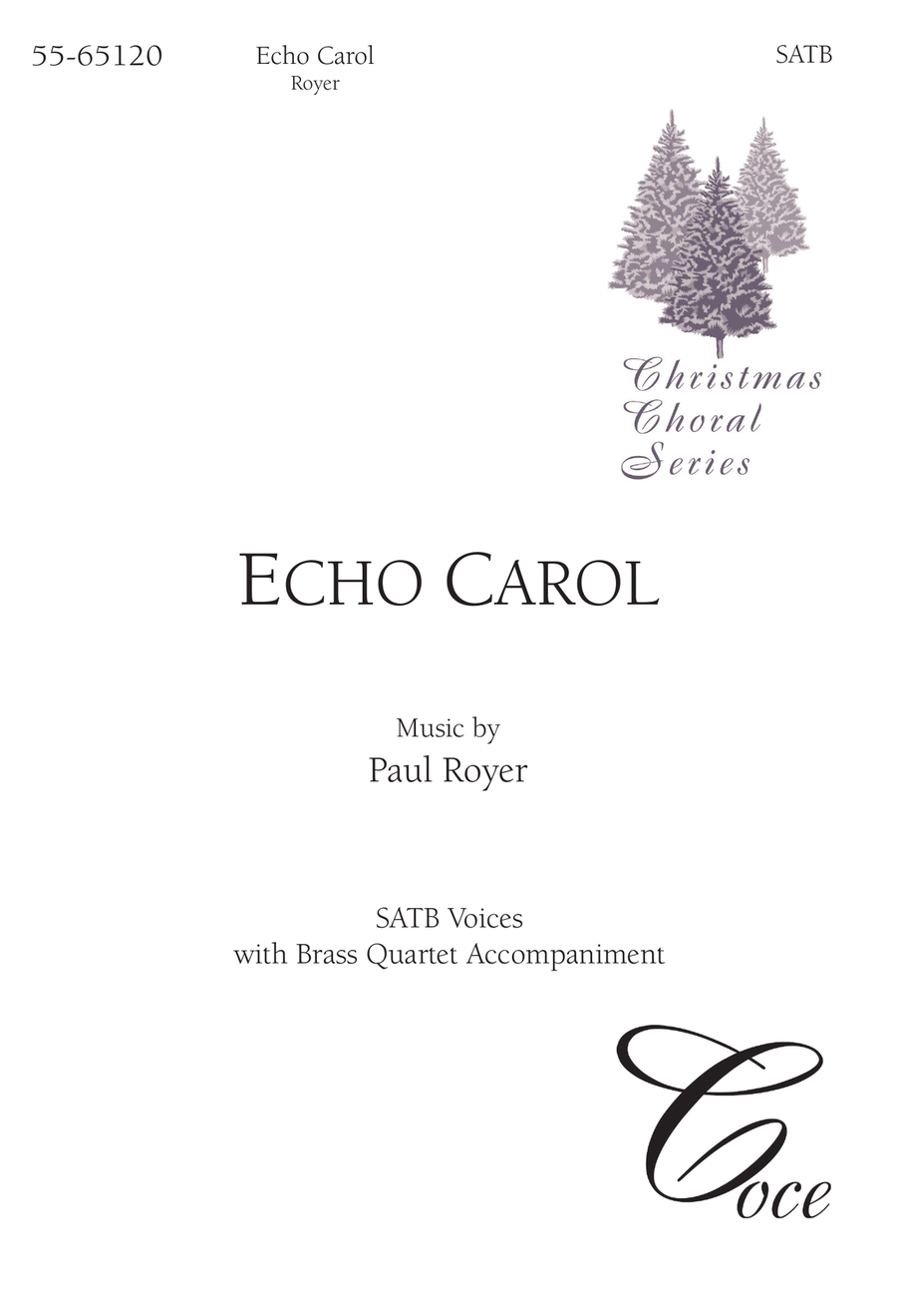 Echo Carol Echo Carol 4-Part scores gallery preview page 1