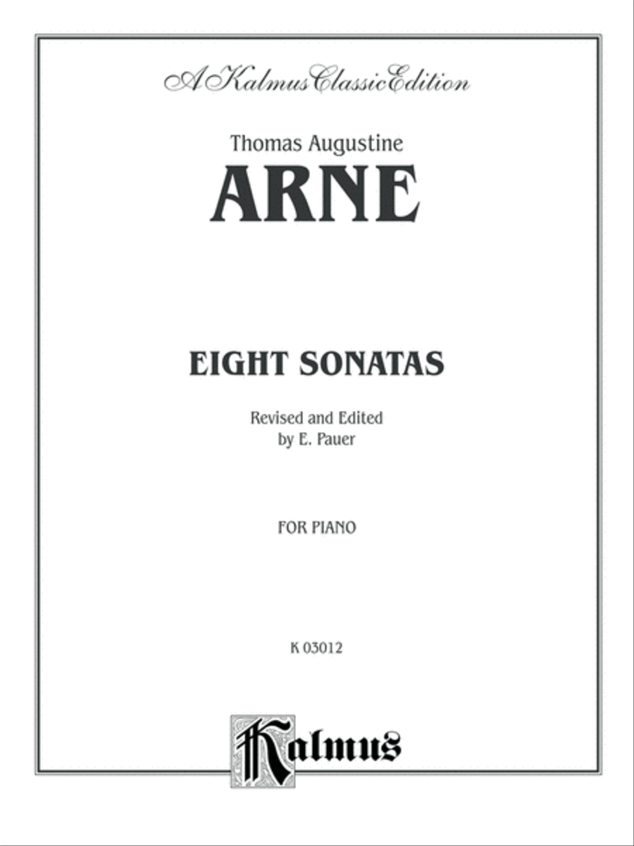 Eight Sonatas Piano Solo scores gallery preview page 2