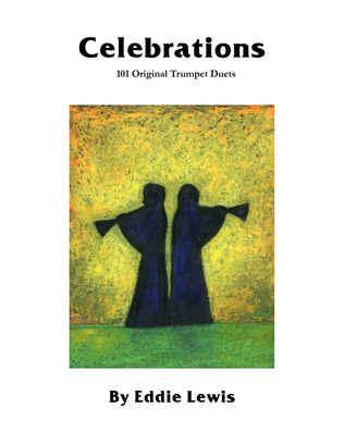 Book cover for Celebrations: 101 Original Trumpet Duets by Eddie Lewis