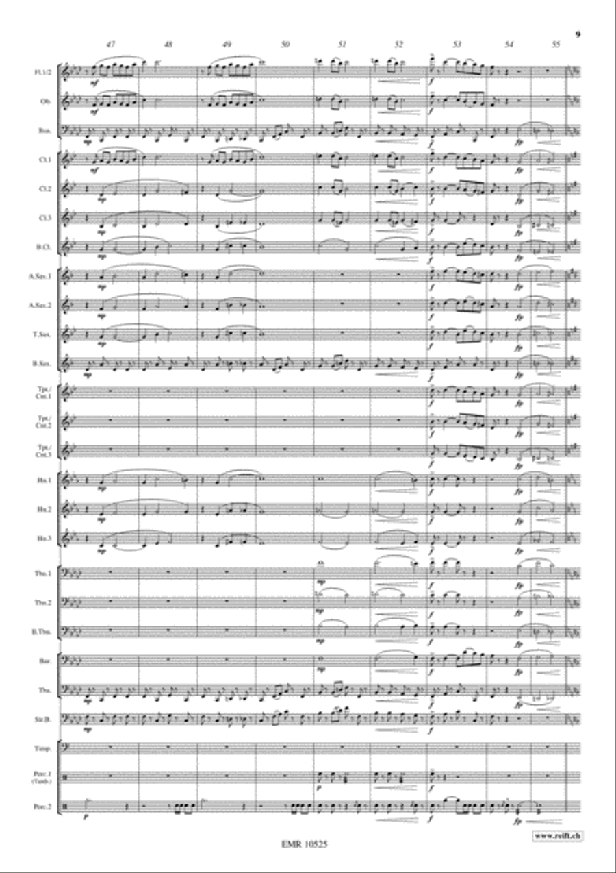 Swanee Concert Band scores gallery preview page 10