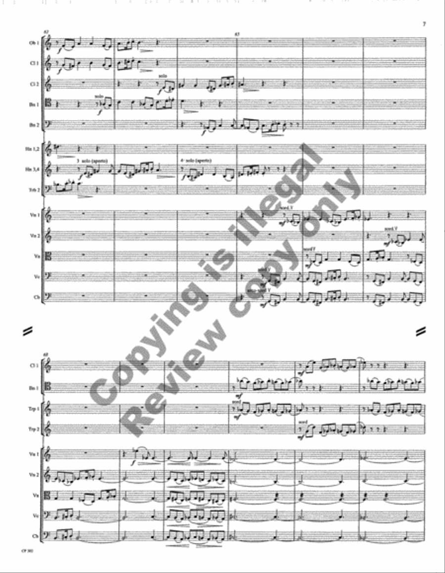 Symphony No. 1 Symphony No. 1 Full Orchestra scores gallery preview page 111
