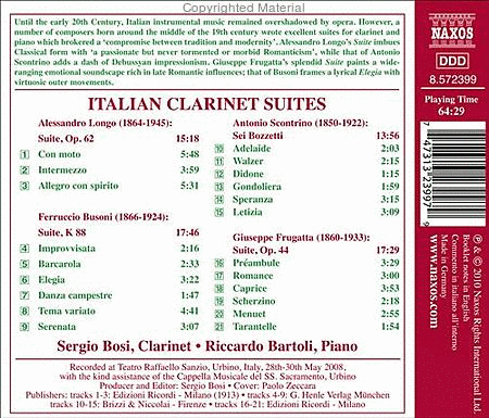 Italian Clarinet Suites image number null