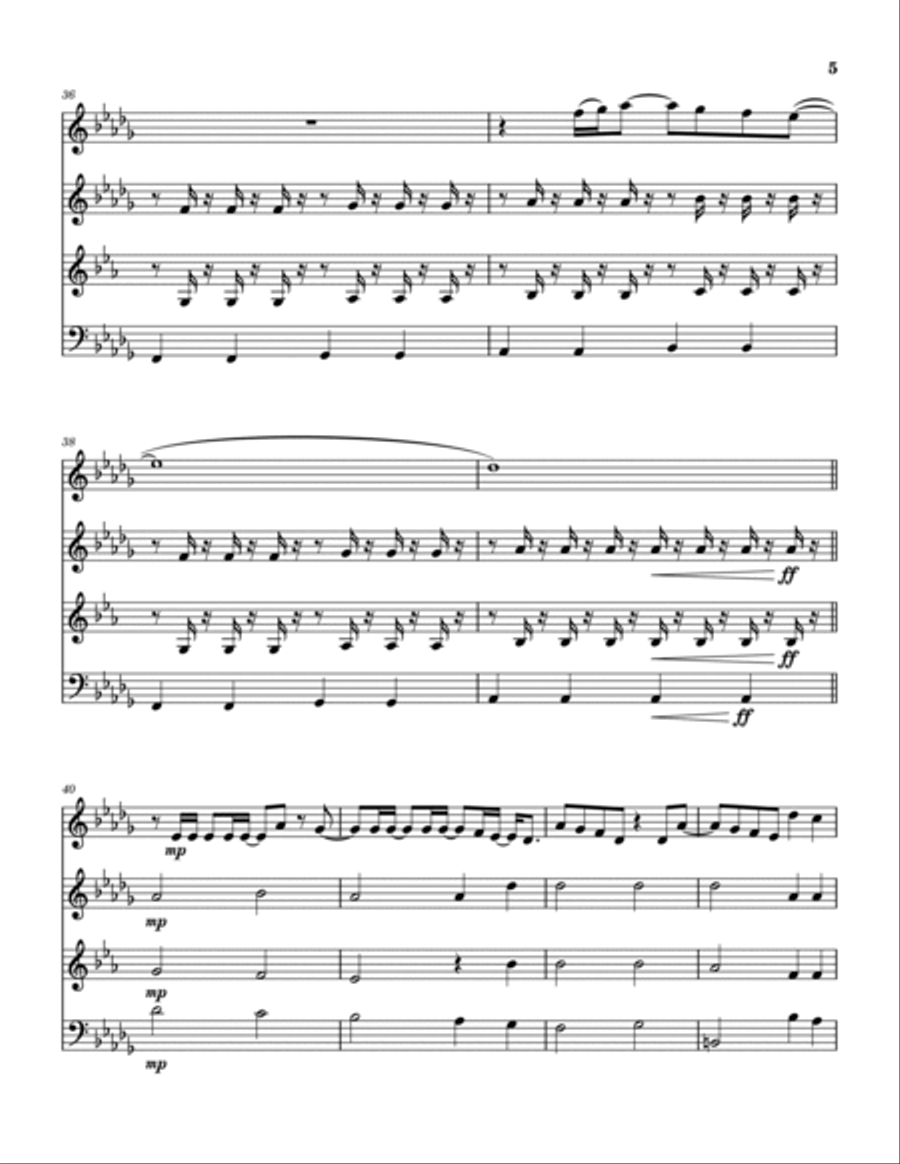 Place In This World Place In This World Woodwind Quartet scores gallery preview page 6