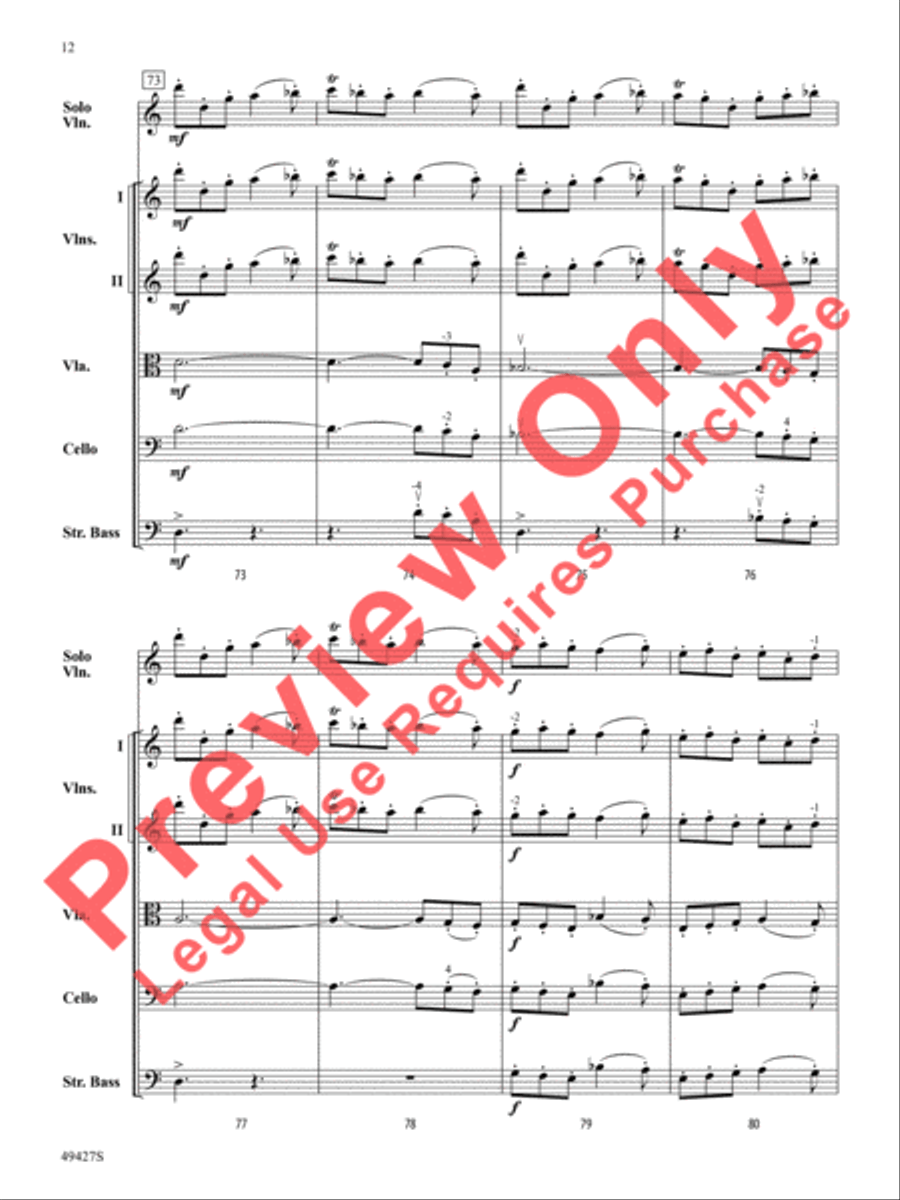 Fireball String Orchestra scores gallery preview page 13