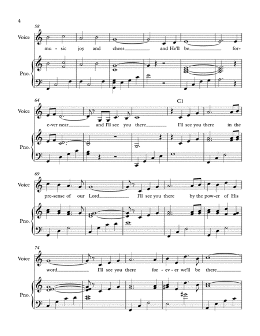 I'll See You There Voice scores gallery preview page 4