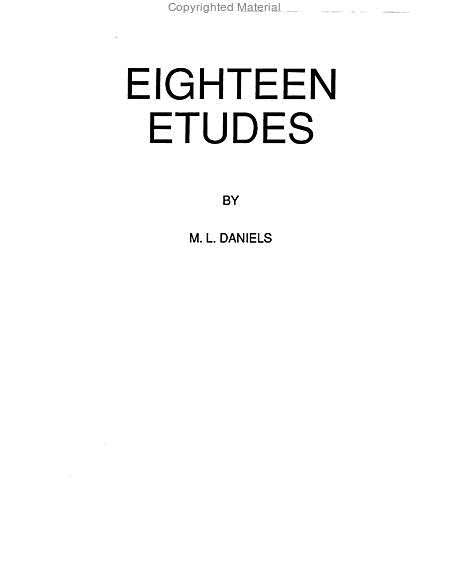 Eighteen Etudes