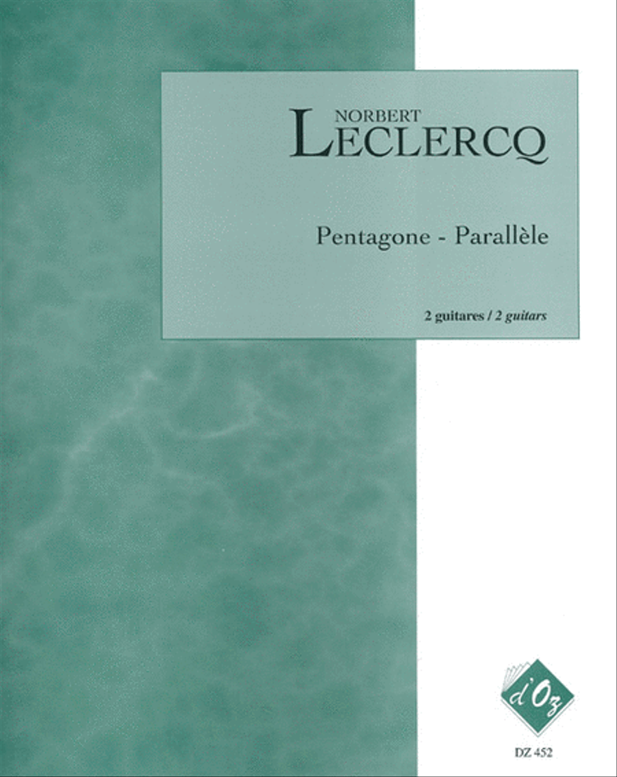 Pentagone - Parallèle Classical Guitar scores gallery preview page 1