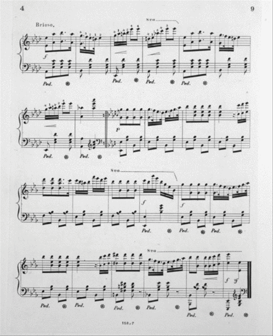 Charles and Jacob Kunkel's Compositions. Marche Triomphale Piano Solo scores gallery preview page 3
