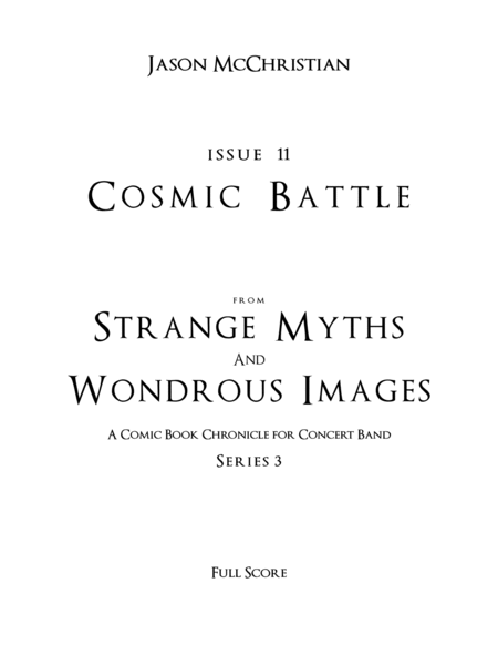 Issue 11, Series 3 - Cosmic Battle from Strange Myths and Wondrous Images - A Comic Book Chronicle f image number null