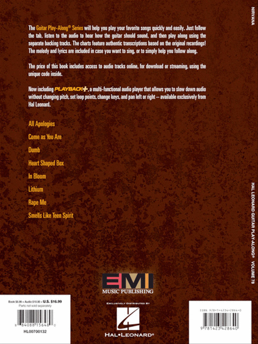 Nirvana Nirvana Guitar Tablature scores gallery preview page 9