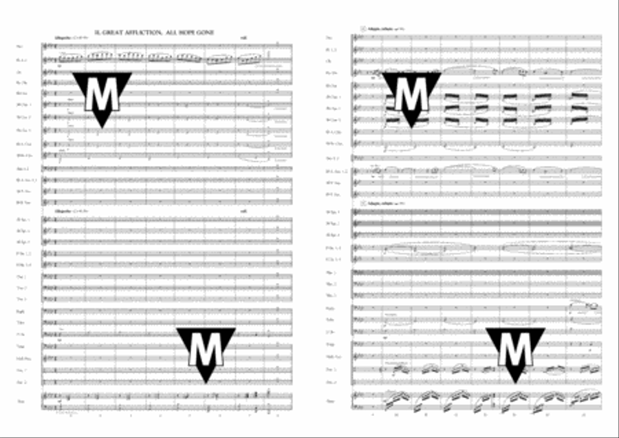 Old Russian Romances Concert Band scores gallery preview page 9