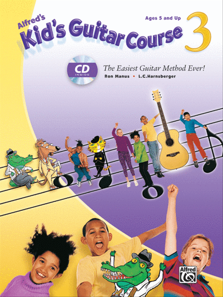 Alfred's Kid's Guitar Course 3 Easy Guitar scores gallery preview page 1