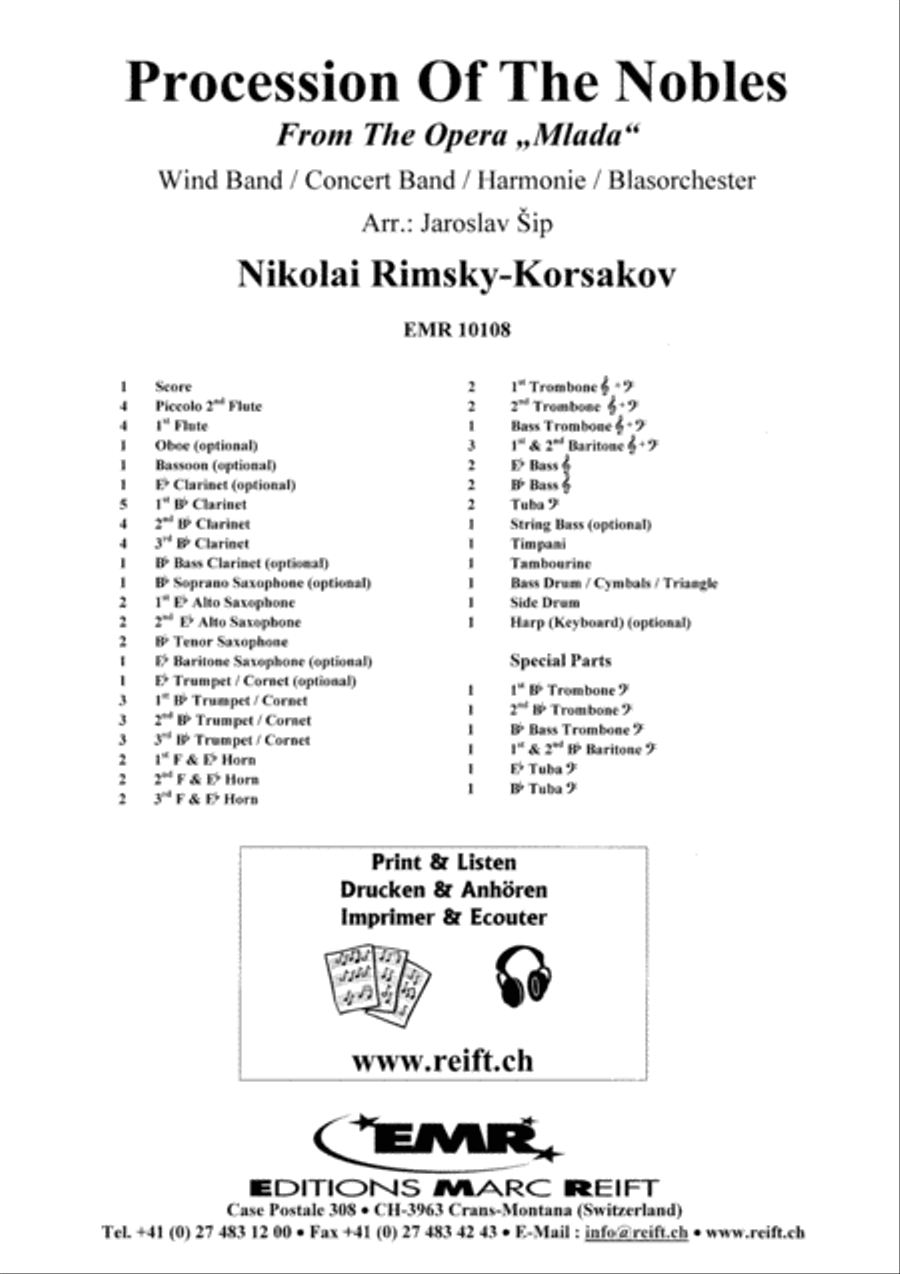 Procession Of The Nobles Procession Of The Nobles Concert Band scores gallery preview page 2