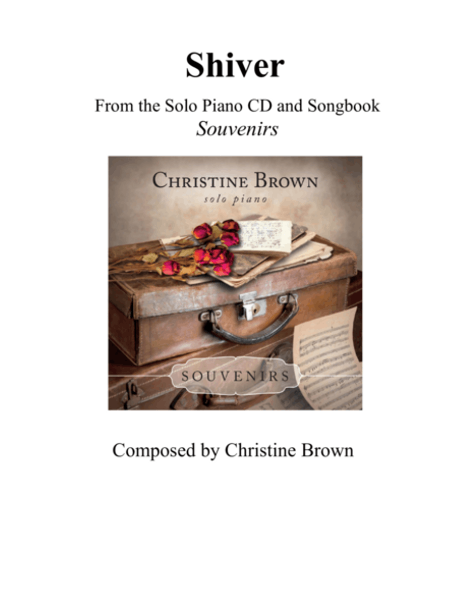 Shiver Piano Solo scores gallery preview page 1
