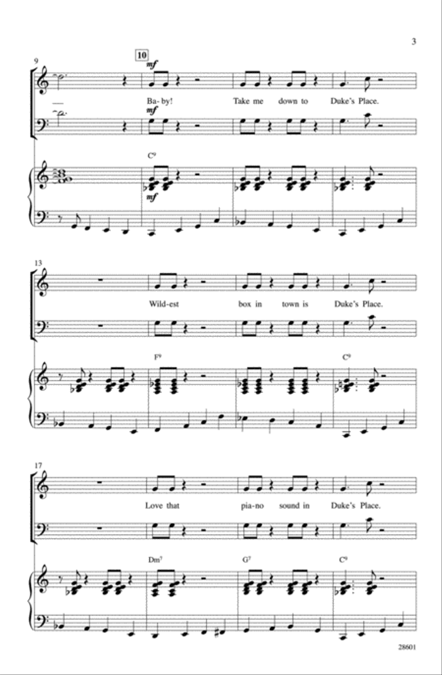 Duke's Place Duke's Place 3-Part scores gallery preview page 3