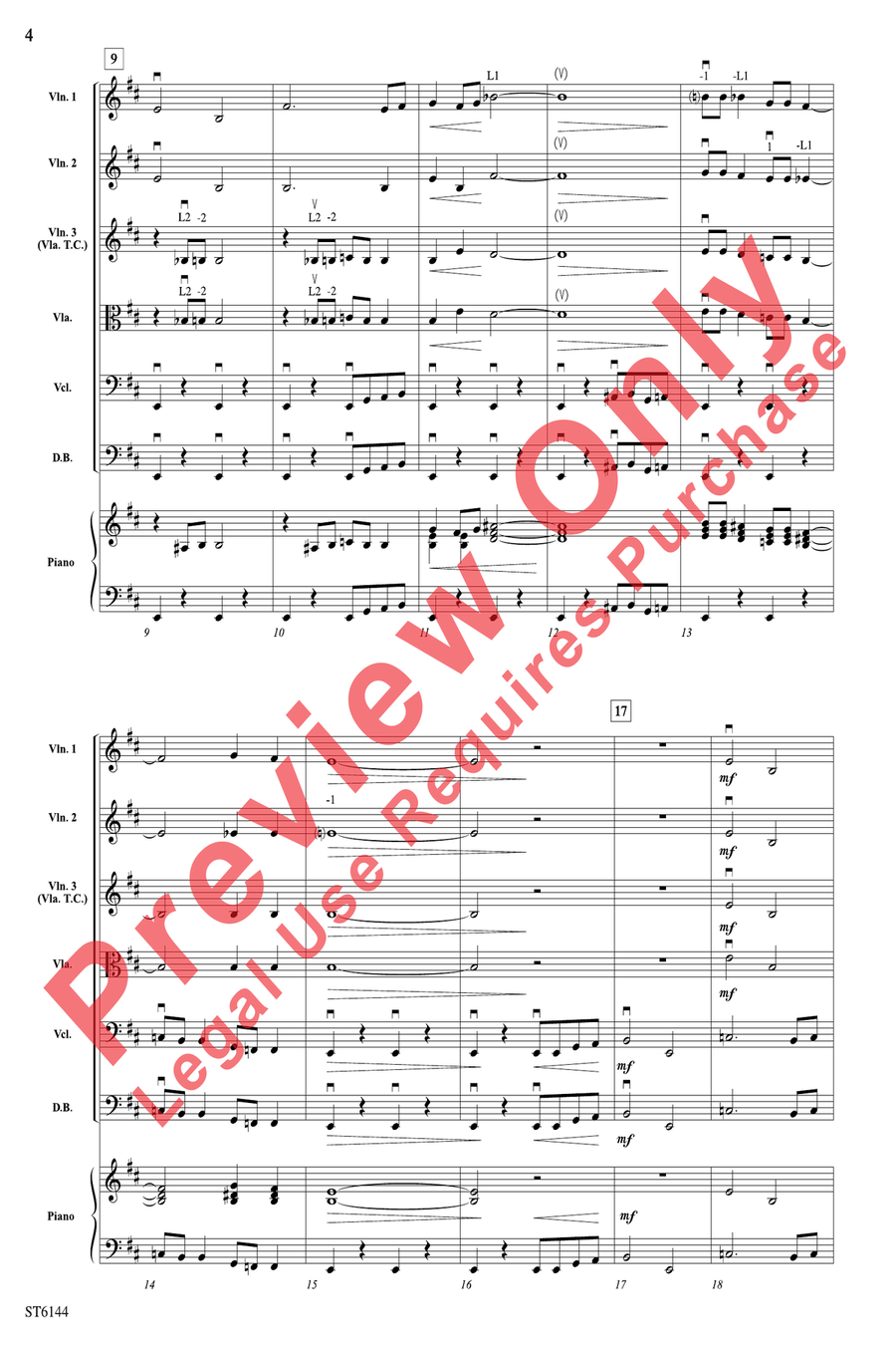 Creatures String Orchestra scores gallery preview page 4