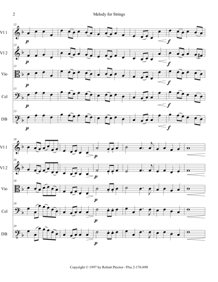 Melody for Strings image number null