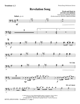 Revelation Song - Trombone 1,2