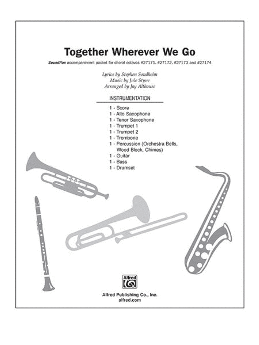 Together Wherever We Go Choir scores gallery preview page 1