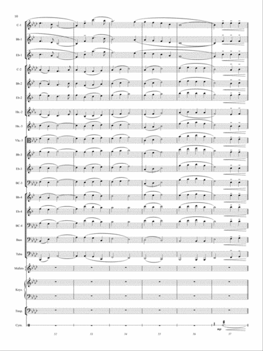 Danny Boy Danny Boy Concert Band scores gallery preview page 10