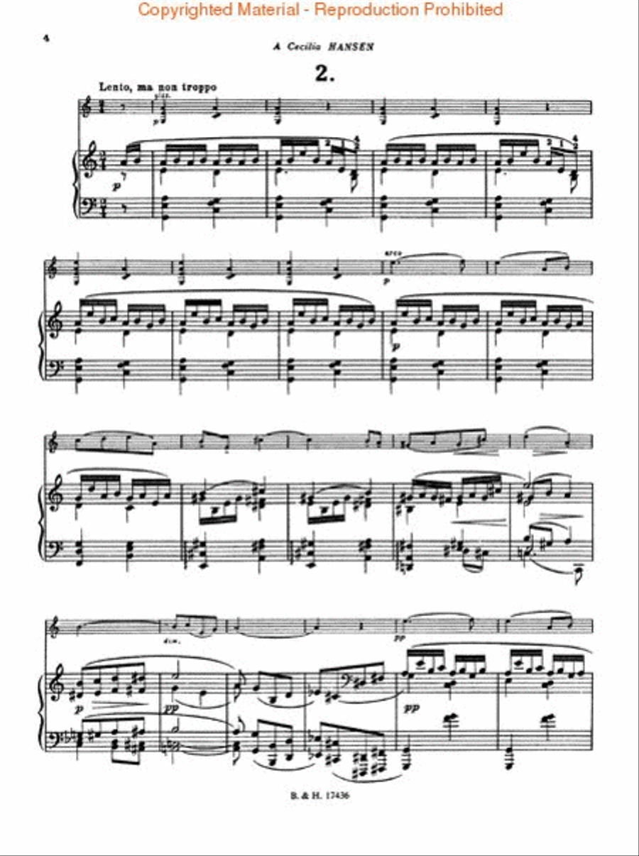 Five Melodies, Op. 35a Five Melodies, Op. 35a Violin Solo scores gallery preview page 3
