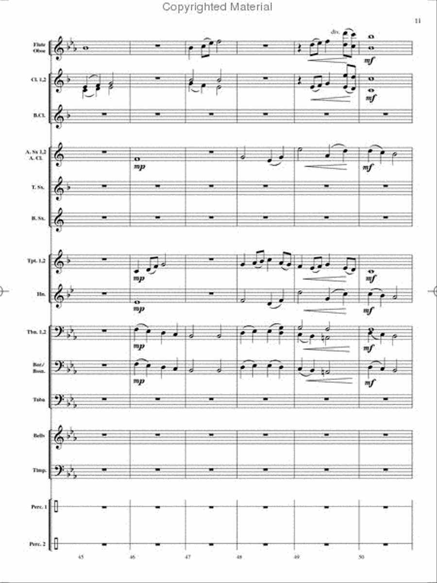 On Holiday Concert Band scores gallery preview page 12