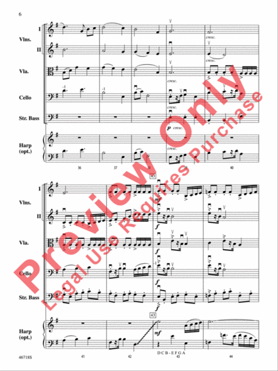 North of the Mountain North of the Mountain String Orchestra scores gallery preview page 7