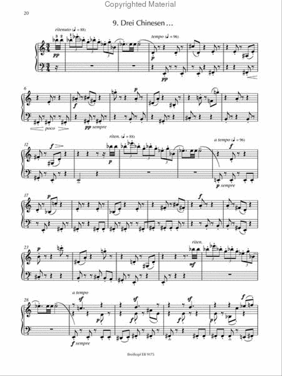 Der beleidigte Papagei Piano Solo scores gallery preview page 5