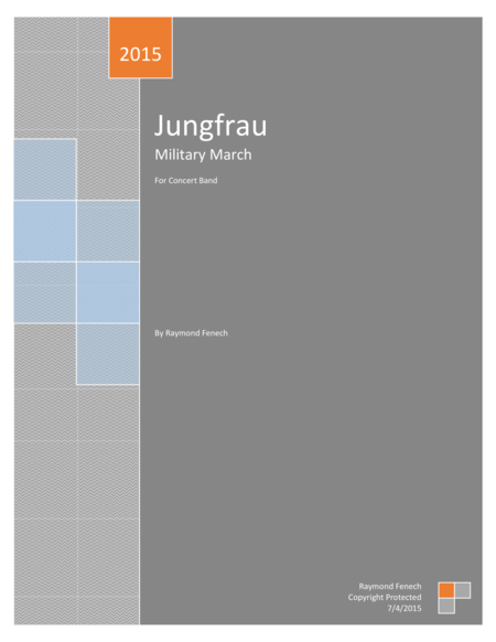 Jungfrau (Military March) - for Pep Band; Concert Band; Marching Band image number null