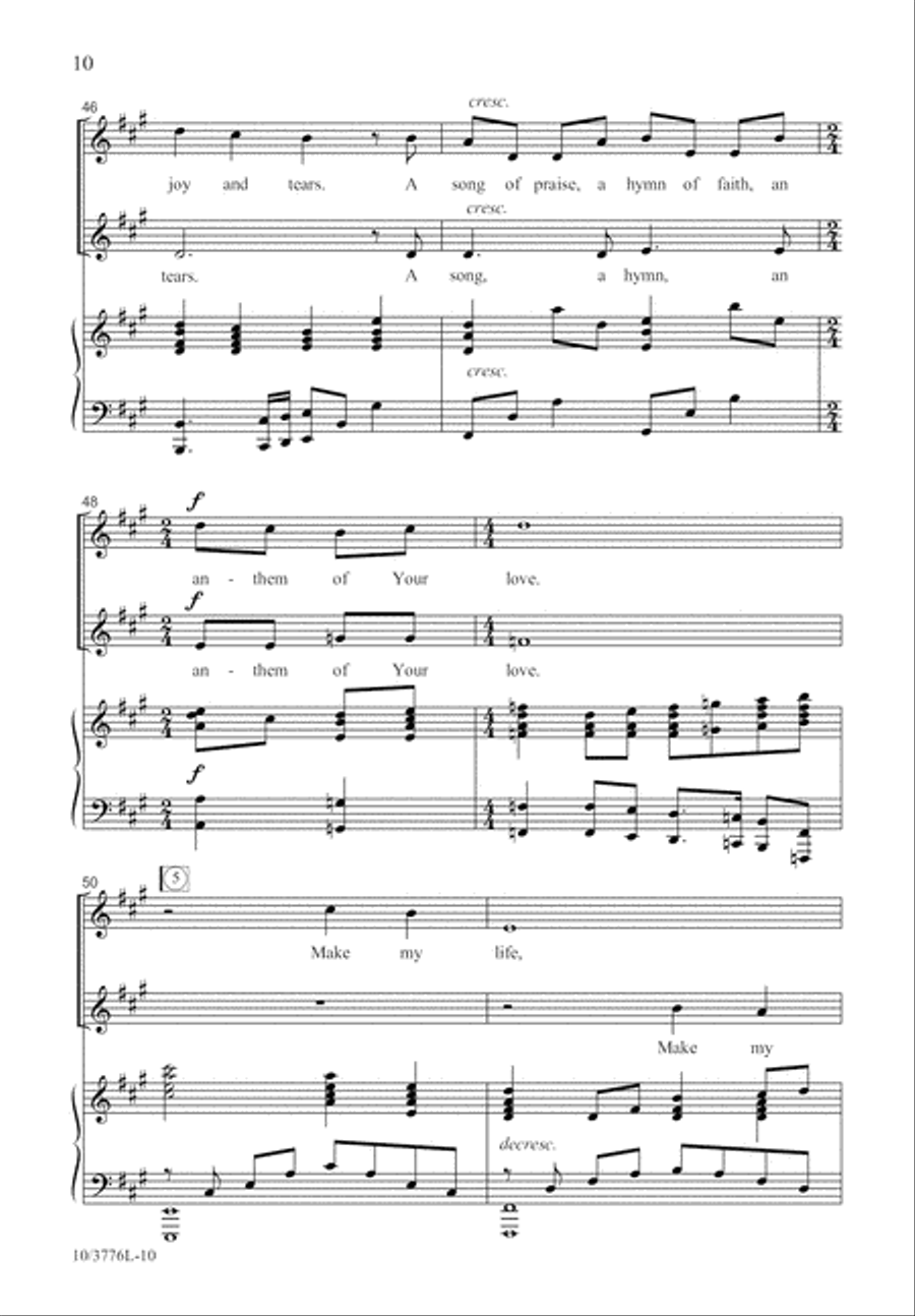 Make My Life a Song 2-Part scores gallery preview page 10