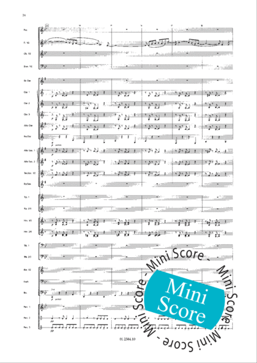 Os Passaros Do Brasil Concert Band scores gallery preview page 32