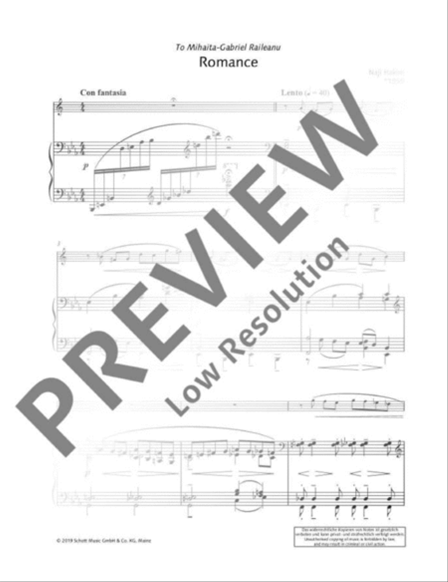 Romance Piano Accompaniment scores gallery preview page 5