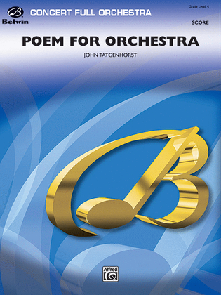 Poem for Orchestra (score only)