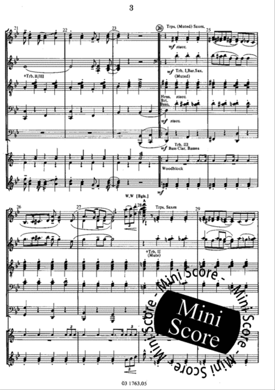 Honky Tonk Ragtime Big Band scores gallery preview page 7