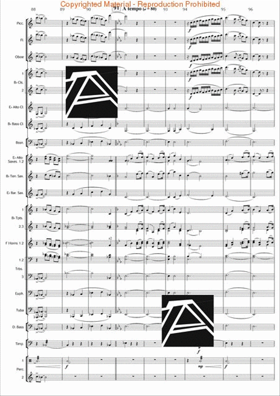 Surround Sound Concert Band scores gallery preview page 11
