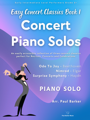 Book cover for Easy Concert Classics - Piano Solos Book 1