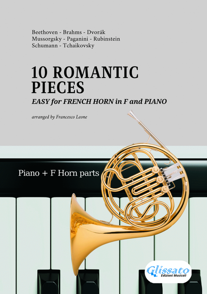 10 Easy Romantic Pieces - for French Horn and Piano image number null