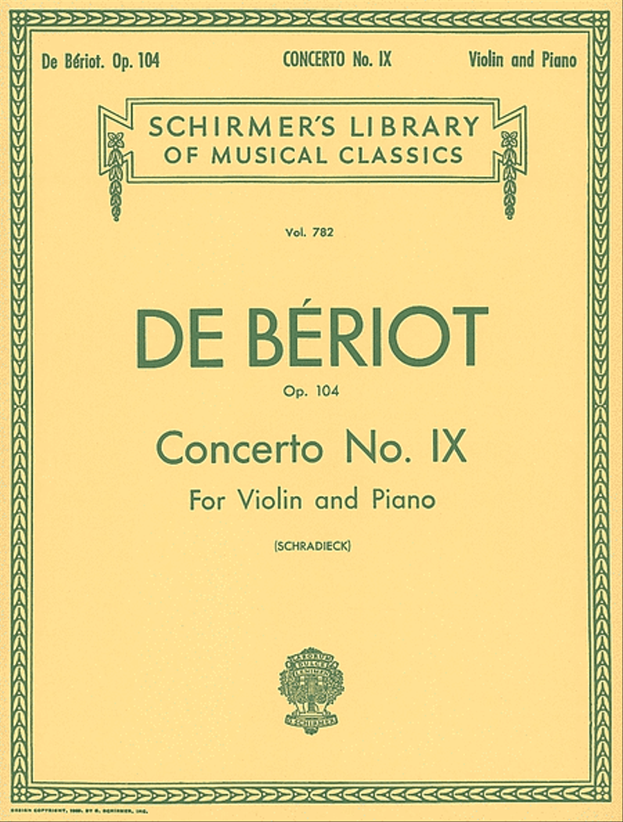 Concerto No. 9 in A Minor, Op. 104 Orchestra scores gallery preview page 1