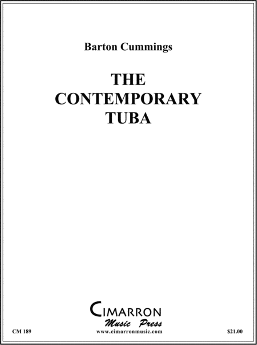The Contemporary Tuba The Contemporary Tuba Tuba scores gallery preview page 1