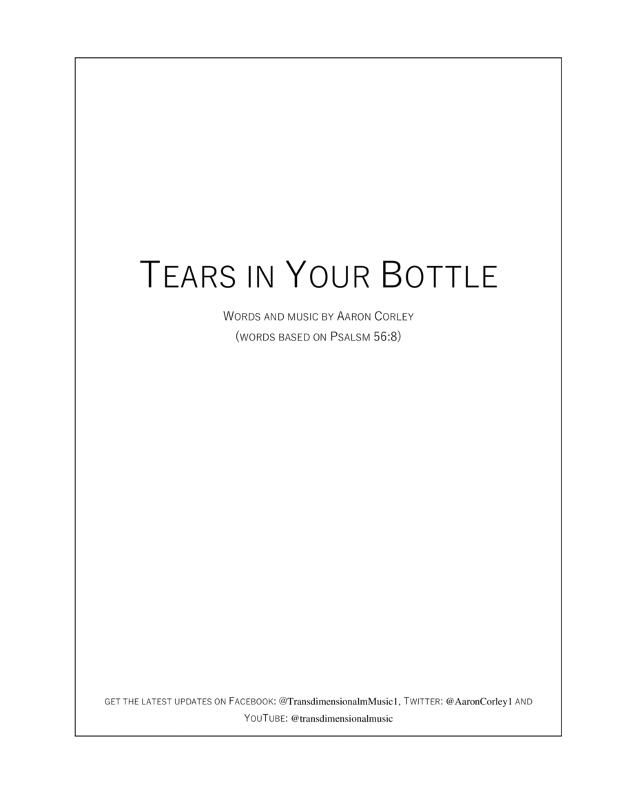 Tears in Your Bottle image number null