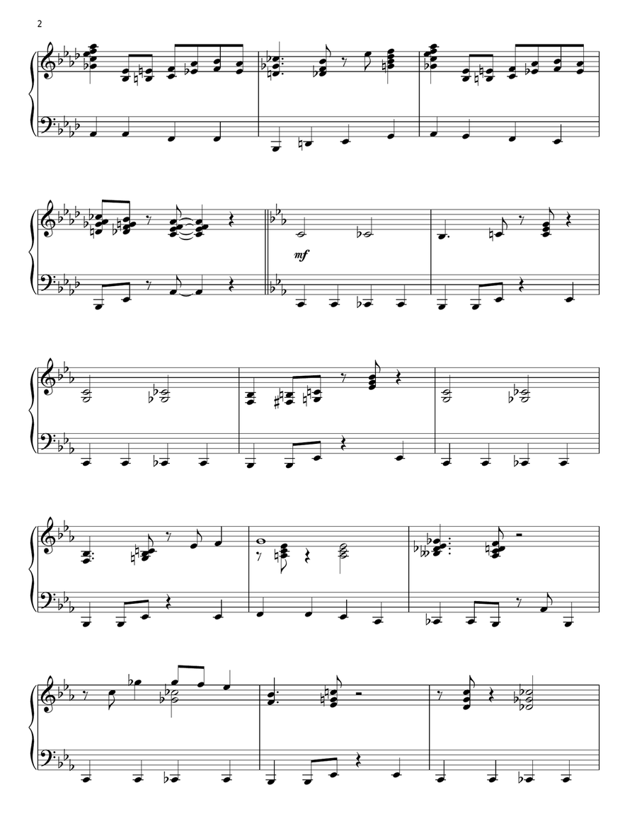 Peppy And George Piano Solo scores gallery preview page 2