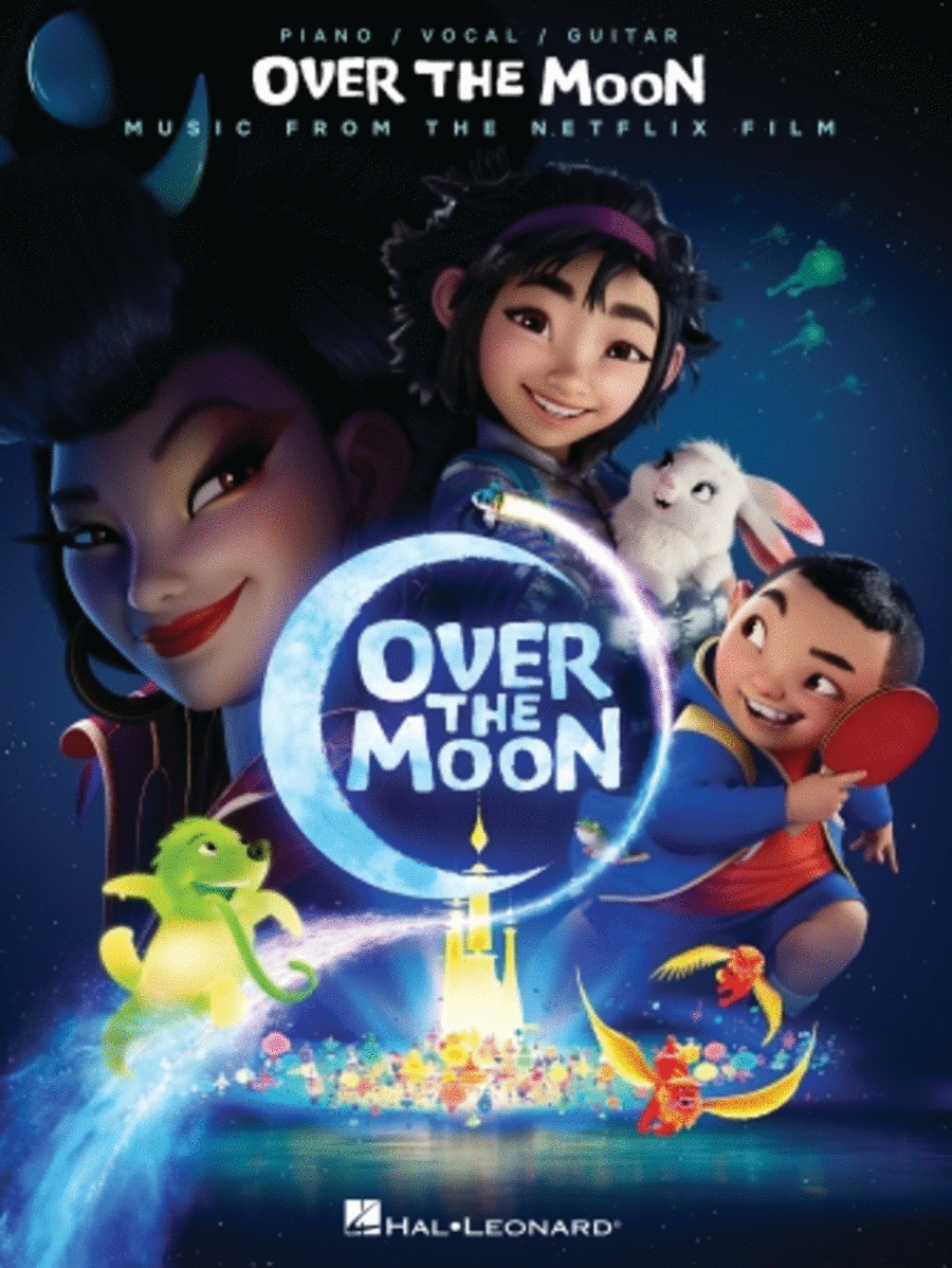 Over the Moon Piano, Vocal, Guitar scores gallery preview page 1