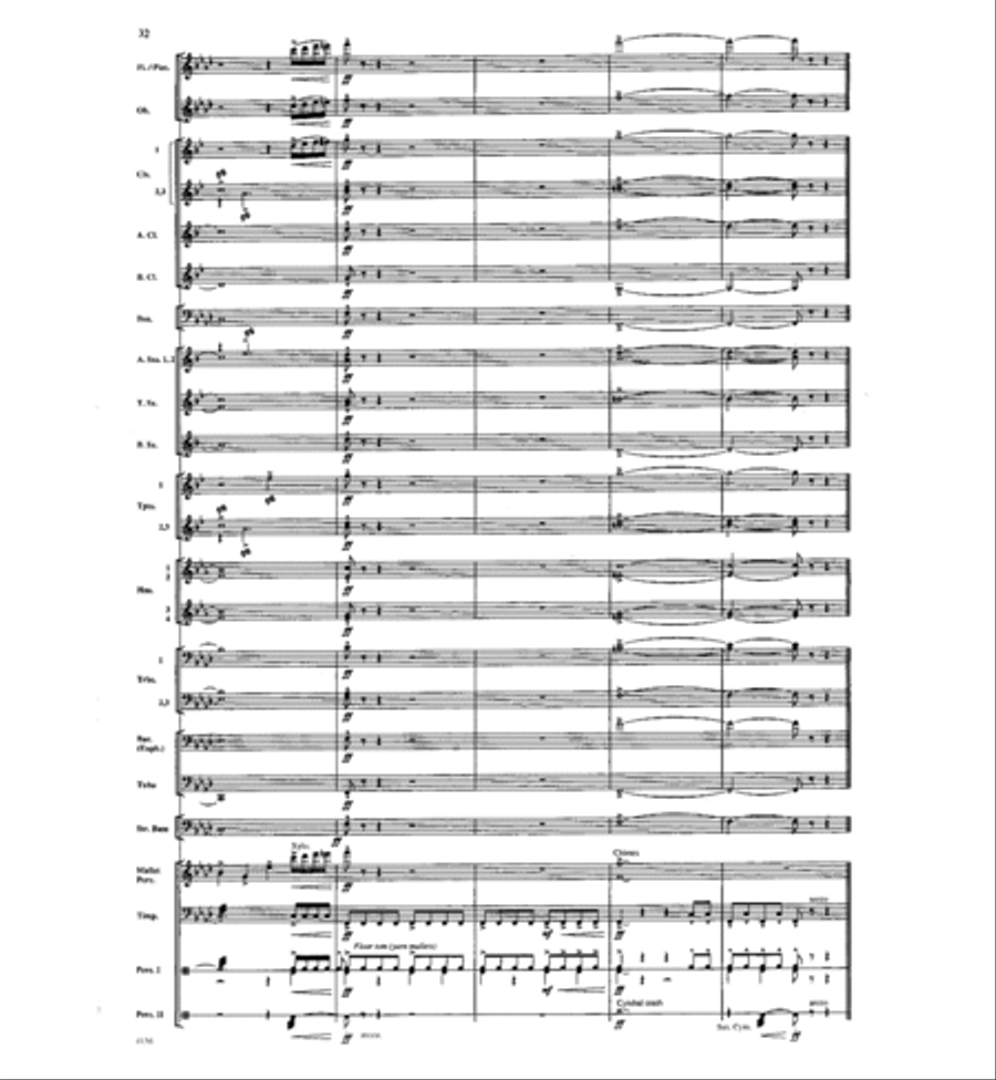 Where the River Flows Where the River Flows Concert Band scores gallery preview page 31
