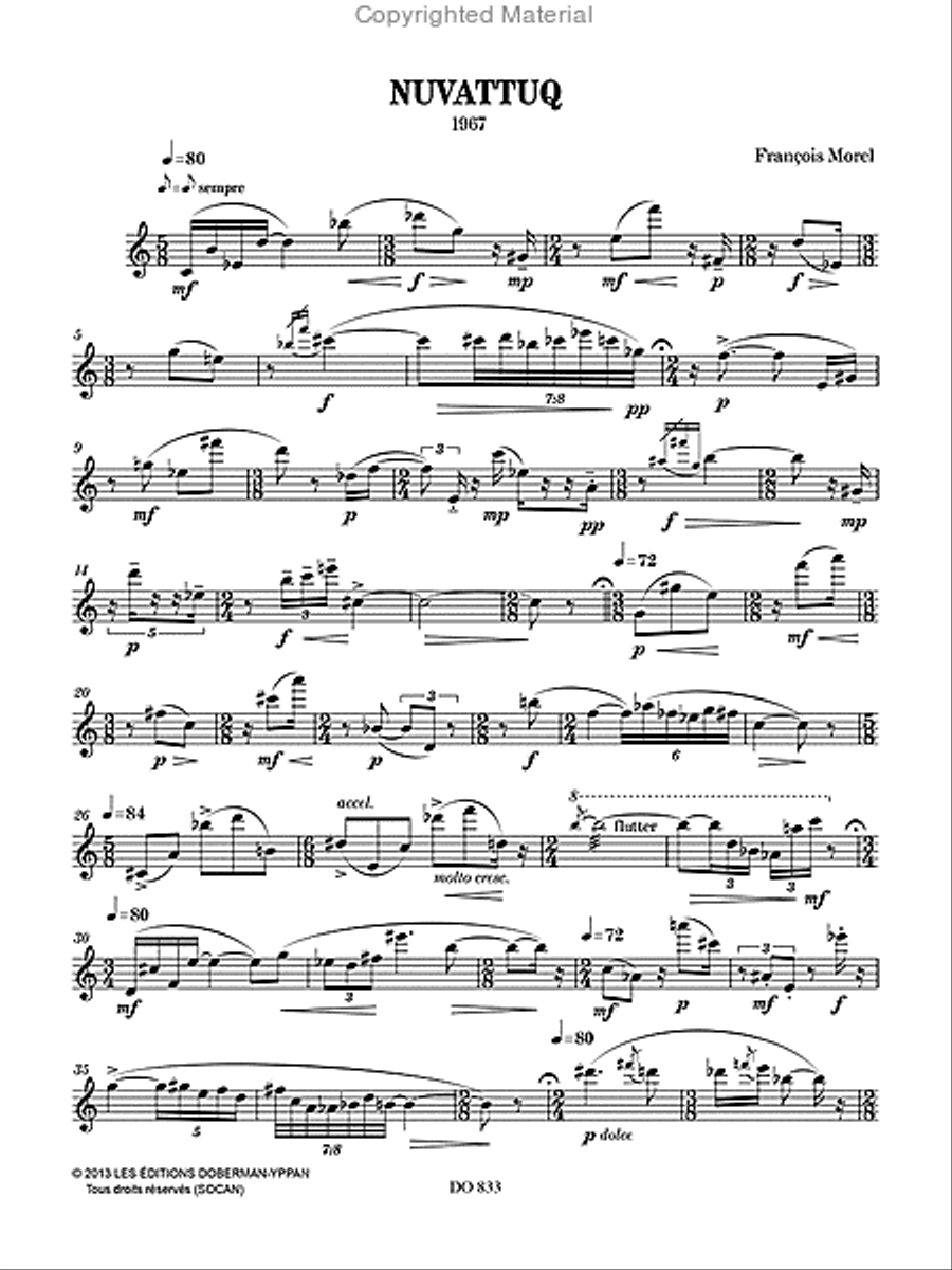 Nuvattuq Nuvattuq Flute scores gallery preview page 2