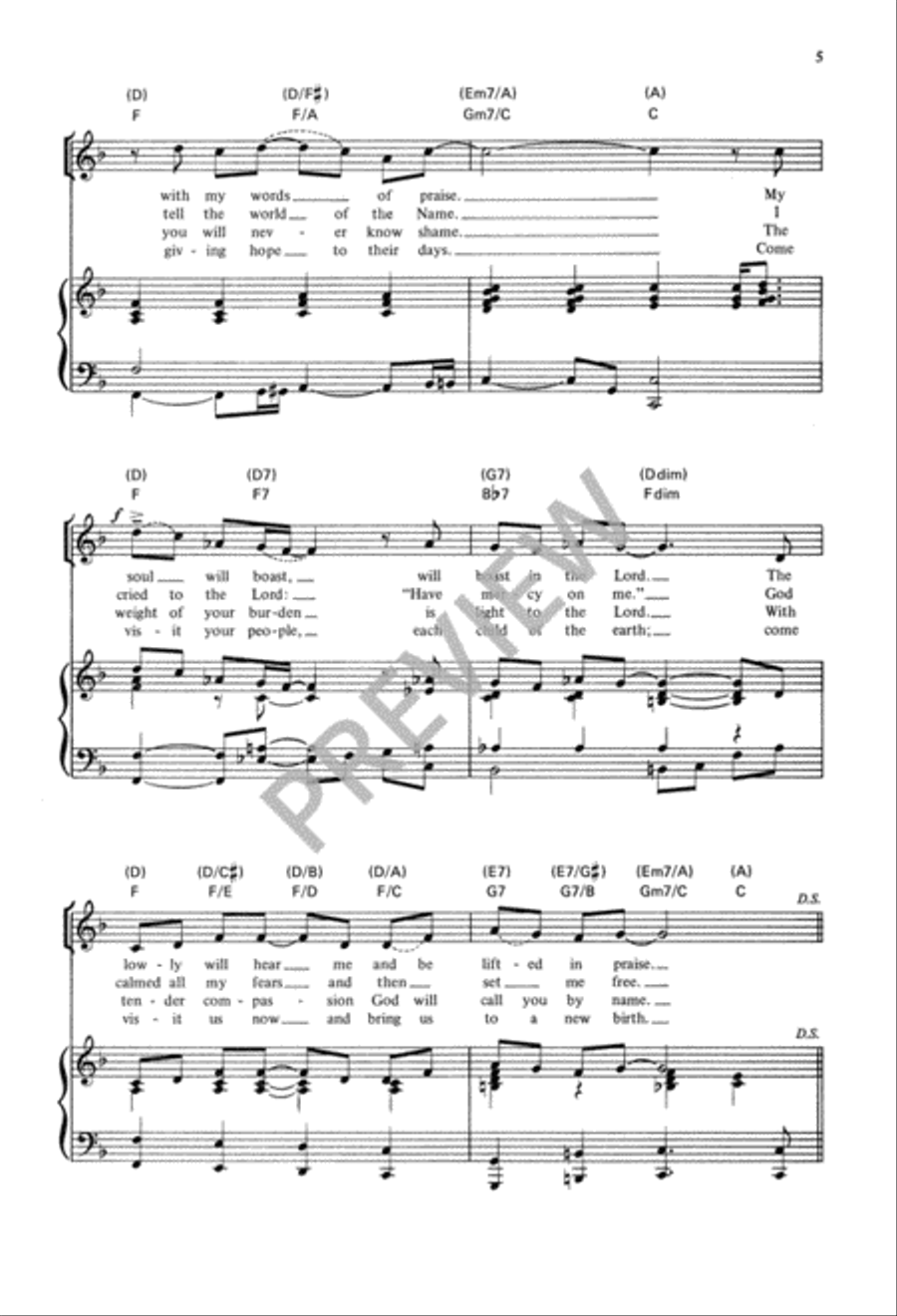 Taste and See 4-Part scores gallery preview page 6