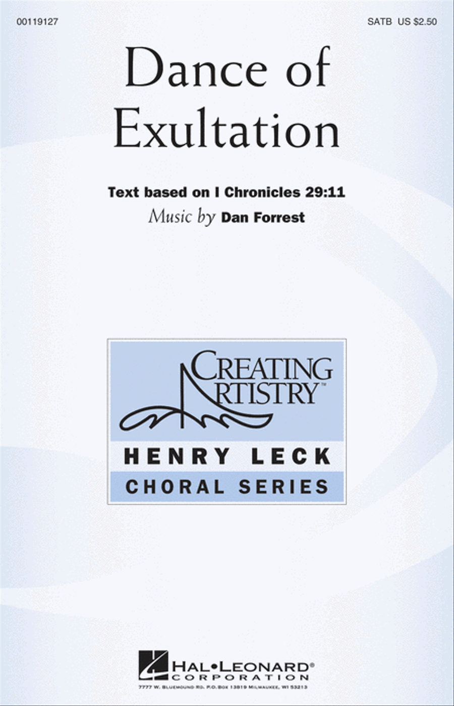 Dance of Exultation 4-Part scores gallery preview page 1